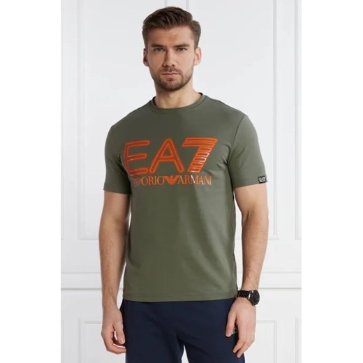 EA7 T-shirt | Regular Fit ze sklepu Gomez Fashion Store w kategorii T-shirty męskie - zdjęcie 172857662