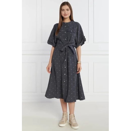 Tommy Hilfiger Sukienka z paskiem AMD VIS CREPE SS ze sklepu Gomez Fashion Store w kategorii Sukienki - zdjęcie 172857801