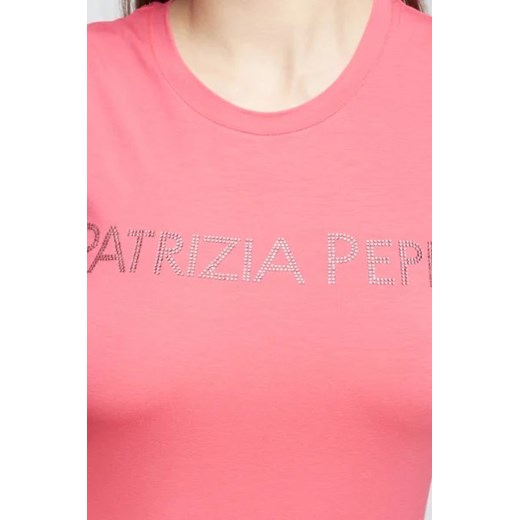 Patrizia Pepe T-shirt MAGLIAT | Regular Fit Patrizia Pepe XL okazyjna cena Gomez Fashion Store