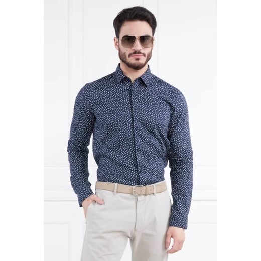 BOSS BLACK Lniana koszula Roger_F | Slim Fit S wyprzedaż Gomez Fashion Store