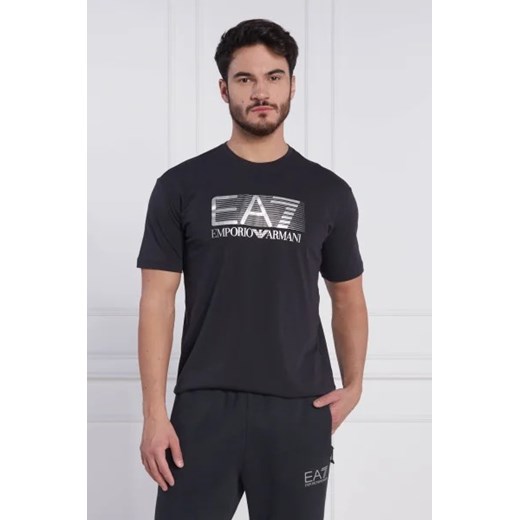 EA7 T-shirt | Regular Fit L okazja Gomez Fashion Store