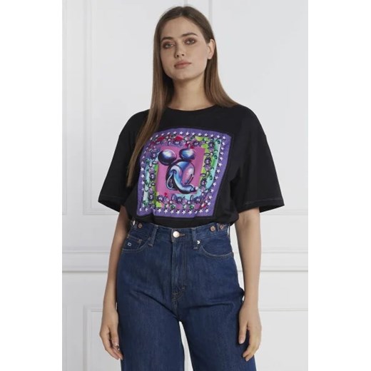 Desigual T-shirt | Regular Fit ze sklepu Gomez Fashion Store w kategorii Bluzki damskie - zdjęcie 172860674