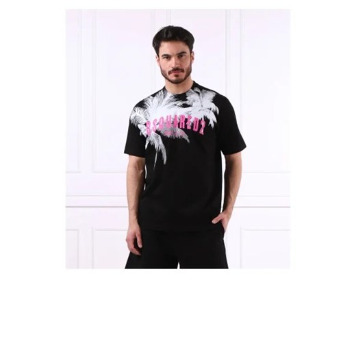 Dsquared2 T-shirt | Regular Fit ze sklepu Gomez Fashion Store w kategorii T-shirty męskie - zdjęcie 172860691