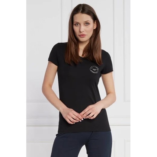 Emporio Armani T-shirt | Regular Fit ze sklepu Gomez Fashion Store w kategorii Bluzki damskie - zdjęcie 172860930