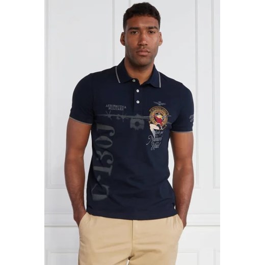 Aeronautica Militare Polo | Regular Fit ze sklepu Gomez Fashion Store w kategorii T-shirty męskie - zdjęcie 172861314