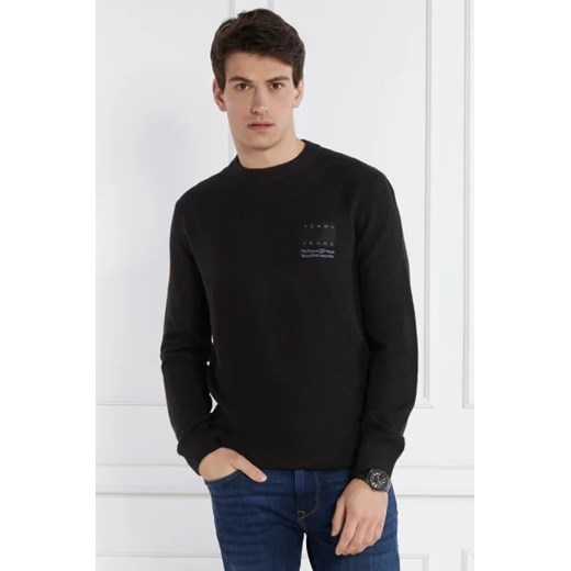 Tommy Jeans Sweter TJM REG STRCT TONAL FLAG | Regular Fit Tommy Jeans XXL promocyjna cena Gomez Fashion Store