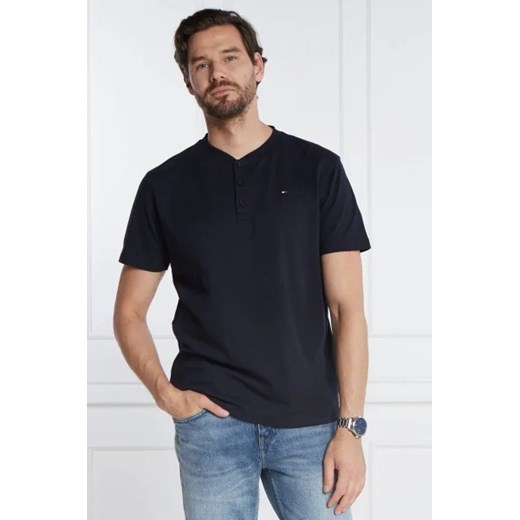 Tommy Hilfiger T-shirt HENLEY | Regular Fit Tommy Hilfiger S okazja Gomez Fashion Store