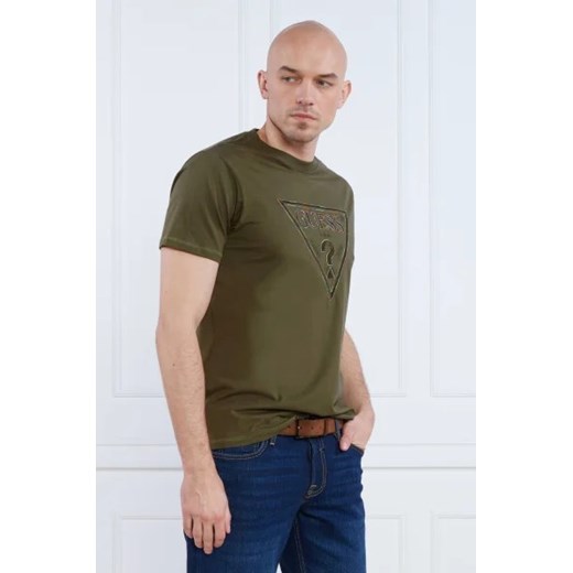 GUESS T-shirt MOISEY | Regular Fit ze sklepu Gomez Fashion Store w kategorii T-shirty męskie - zdjęcie 172862824