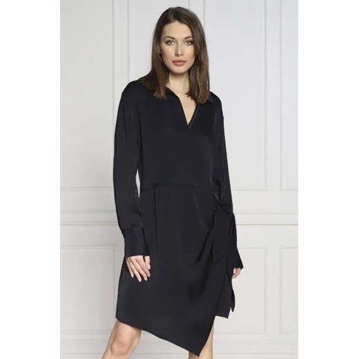 Tommy Hilfiger Sukienka CREPE KNOTTED ze sklepu Gomez Fashion Store w kategorii Sukienki - zdjęcie 172862912