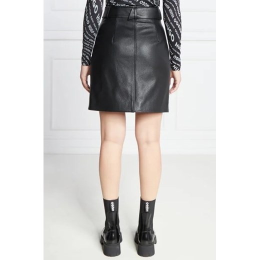 HUGO Skórzana spódnica Leonara XS okazyjna cena Gomez Fashion Store