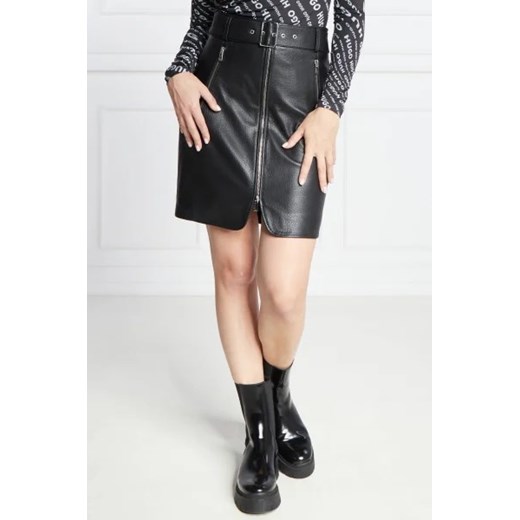 HUGO Skórzana spódnica Leonara ze sklepu Gomez Fashion Store w kategorii Spódnice - zdjęcie 172863182