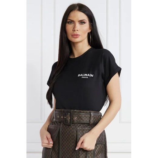 Balmain T-shirt | Regular Fit ze sklepu Gomez Fashion Store w kategorii Bluzki damskie - zdjęcie 172863210