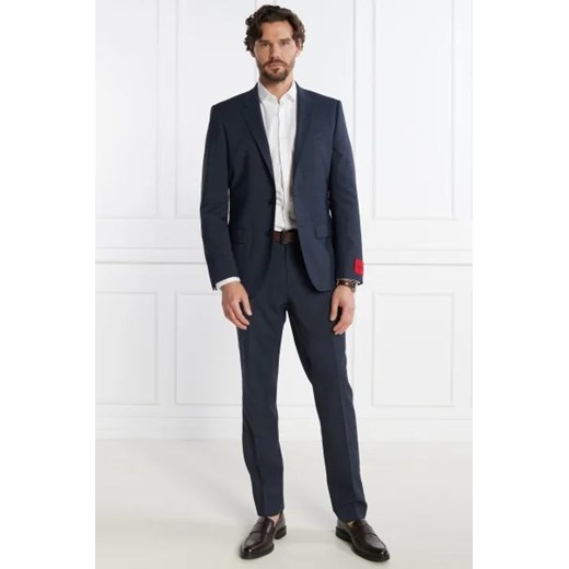 HUGO Wełniany garnitur Henry/Getlin232X | Regular Fit 54 wyprzedaż Gomez Fashion Store