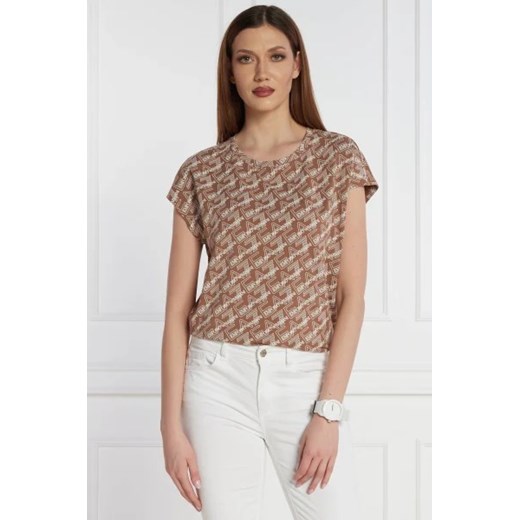 EA7 T-shirt | Regular Fit ze sklepu Gomez Fashion Store w kategorii Bluzki damskie - zdjęcie 172865353