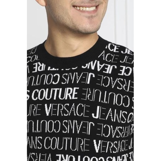 Versace Jeans Couture Sweter | Regular Fit M wyprzedaż Gomez Fashion Store