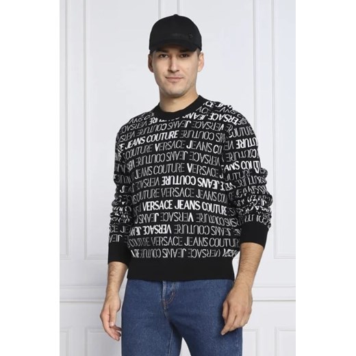 Versace Jeans Couture Sweter | Regular Fit ze sklepu Gomez Fashion Store w kategorii Swetry męskie - zdjęcie 172865554