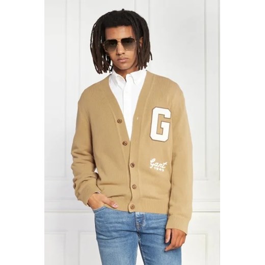 Gant Kardigan | Relaxed fit ze sklepu Gomez Fashion Store w kategorii Swetry męskie - zdjęcie 172866672