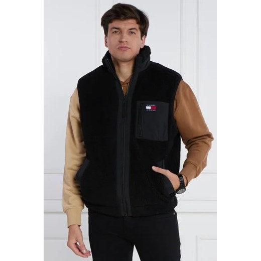 Tommy Jeans Bezrękawnik MIX MEDIA SHERPA VEST | Regular Fit ze sklepu Gomez Fashion Store w kategorii Kamizelki męskie - zdjęcie 172867281