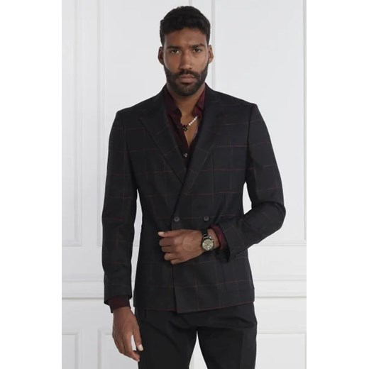 HUGO Wełniana marynarka Henry234 | Regular Fit 54 okazyjna cena Gomez Fashion Store