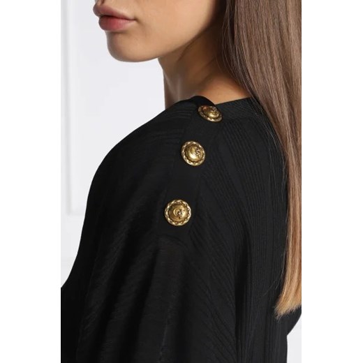 Pinko Sweter WINE | Cropped Fit Pinko S wyprzedaż Gomez Fashion Store