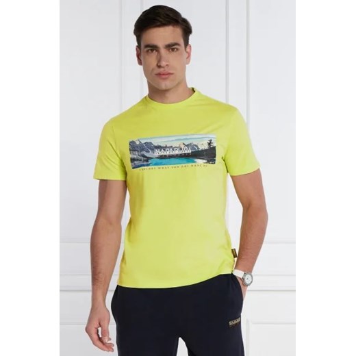 Napapijri T-shirt S-CANADA | Regular Fit ze sklepu Gomez Fashion Store w kategorii T-shirty męskie - zdjęcie 172868984