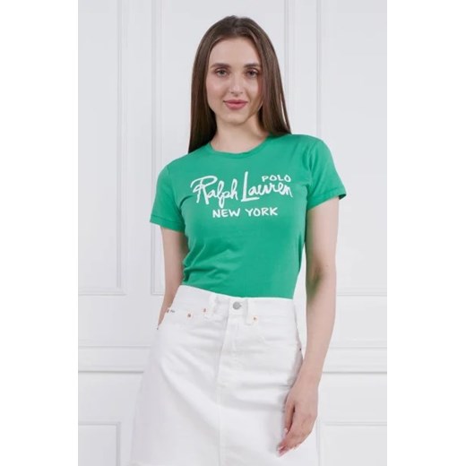 POLO RALPH LAUREN T-shirt | Regular Fit ze sklepu Gomez Fashion Store w kategorii Bluzki damskie - zdjęcie 172869654