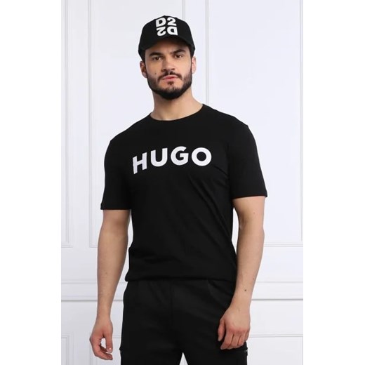 HUGO T-shirt Dulivio | Regular Fit ze sklepu Gomez Fashion Store w kategorii T-shirty męskie - zdjęcie 172870042