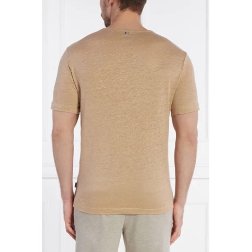 BOSS BLACK Lniany t-shirt Tiburt 456 | Regular Fit XXL wyprzedaż Gomez Fashion Store