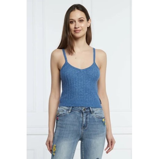 Silvian Heach Wełniany top DALENES | Cropped Fit ze sklepu Gomez Fashion Store w kategorii Bluzki damskie - zdjęcie 172871142