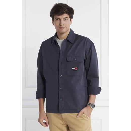 Tommy Jeans Koszula ESSENTIAL OVERSHIRT | Oversize fit ze sklepu Gomez Fashion Store w kategorii Koszule męskie - zdjęcie 172871373