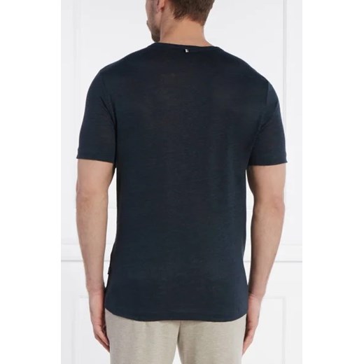 BOSS BLACK Lniany t-shirt Tiburt 456 | Regular Fit XXL Gomez Fashion Store promocyjna cena