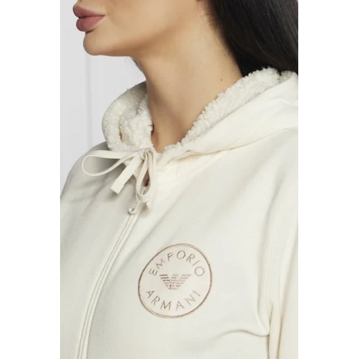 Emporio Armani Ocieplana bluza | Regular Fit Emporio Armani S okazyjna cena Gomez Fashion Store