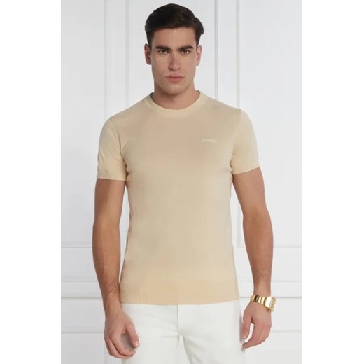 GUESS T-shirt | Regular Fit | z dodatkiem jedwabiu Guess XL okazja Gomez Fashion Store