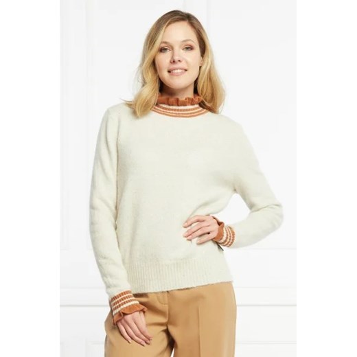 Silvian Heach Wełniany sweter | Loose fit ze sklepu Gomez Fashion Store w kategorii Swetry damskie - zdjęcie 172873423