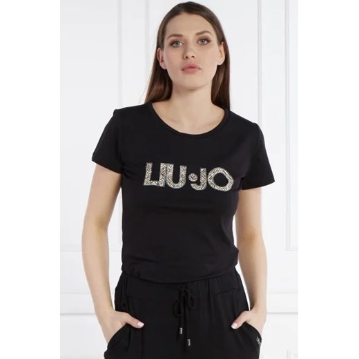 Liu Jo Beachwear T-shirt | Regular Fit ze sklepu Gomez Fashion Store w kategorii Bluzki damskie - zdjęcie 172873850