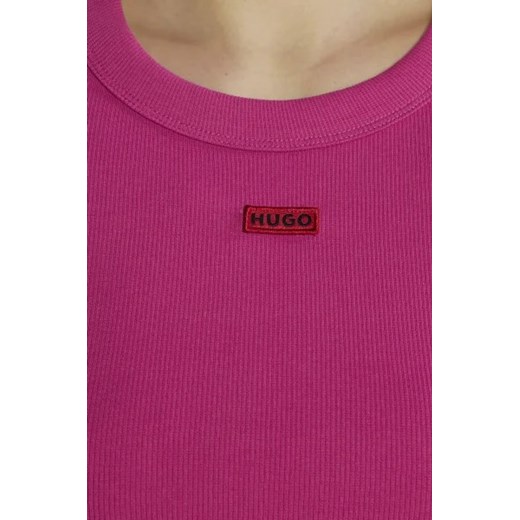HUGO Bluzka Dafilomena_1 | Cropped Fit XXL wyprzedaż Gomez Fashion Store