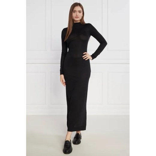 Calvin Klein Sukienka GATHERED WAIST LYOCELL ze sklepu Gomez Fashion Store w kategorii Sukienki - zdjęcie 172874561