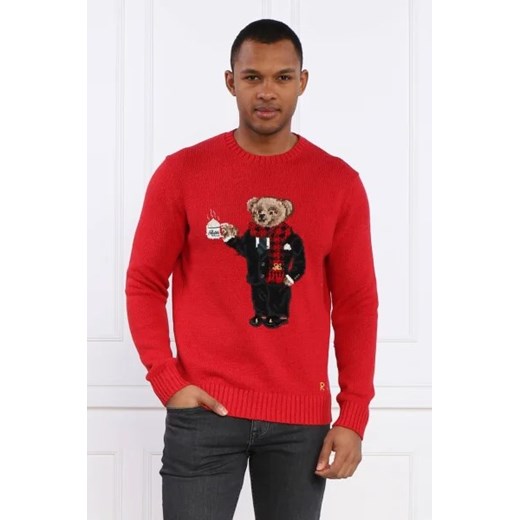 POLO RALPH LAUREN Sweter | Regular Fit | z dodatkiem lnu ze sklepu Gomez Fashion Store w kategorii Swetry męskie - zdjęcie 172874644