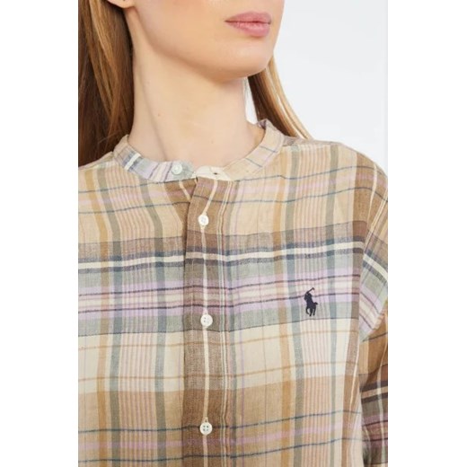 Sukienka Polo Ralph Lauren lniana 