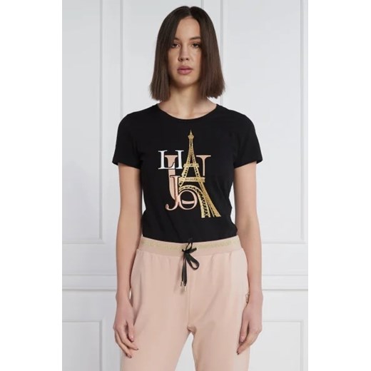 Liu Jo Sport T-shirt | Regular Fit ze sklepu Gomez Fashion Store w kategorii Bluzki damskie - zdjęcie 172875001