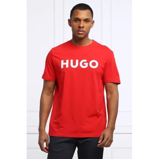 HUGO T-shirt Dulivio | Regular Fit ze sklepu Gomez Fashion Store w kategorii T-shirty męskie - zdjęcie 172875843