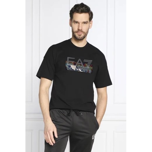 EA7 T-shirt | Regular Fit ze sklepu Gomez Fashion Store w kategorii T-shirty męskie - zdjęcie 172877194