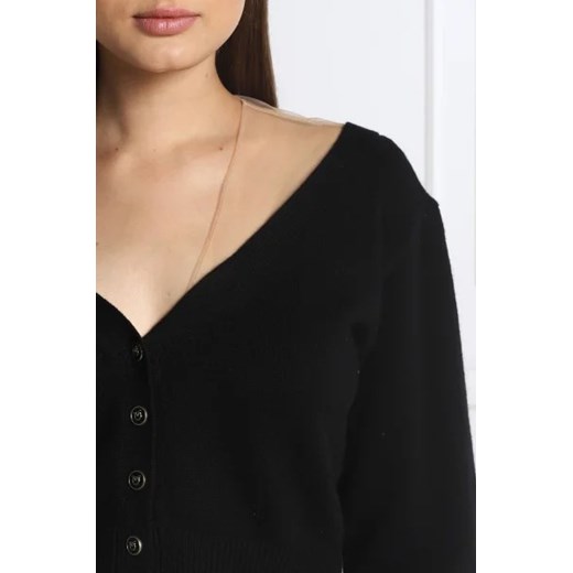Pinko Kardigan INFUSO | Cropped Fit | z dodatkiem wełny Pinko XS wyprzedaż Gomez Fashion Store