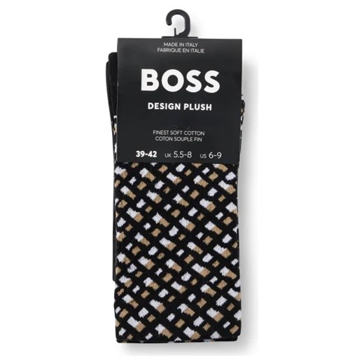 BOSS BLACK Skarpety QS Rib Monogram CC 43-46 promocyjna cena Gomez Fashion Store