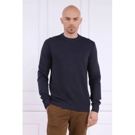 BOSS ORANGE Sweter Aropo 10247951 01 | Regular Fit | z dodatkiem lnu ze sklepu Gomez Fashion Store w kategorii Swetry męskie - zdjęcie 172878173