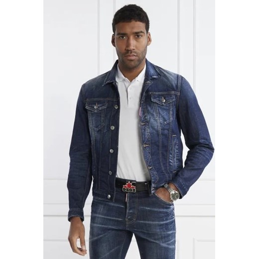 Dsquared2 Kurtka jeansowa | Slim Fit Dsquared2 52 Gomez Fashion Store