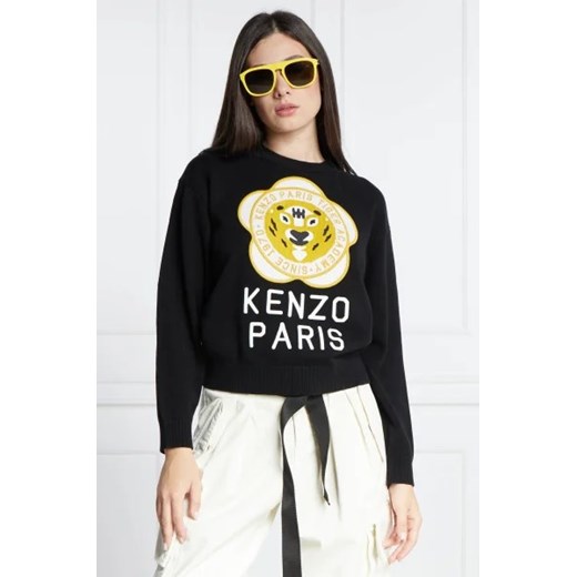 Kenzo Wełniany sweter | Regular Fit Kenzo M okazyjna cena Gomez Fashion Store