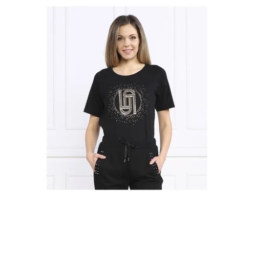 Liu Jo Sport T-shirt | Regular Fit ze sklepu Gomez Fashion Store w kategorii Bluzki damskie - zdjęcie 172878774