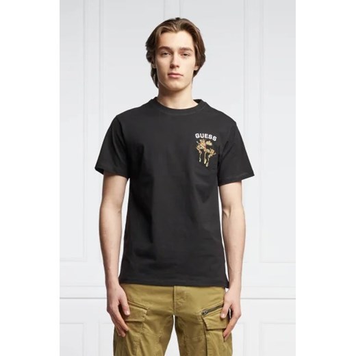 GUESS T-shirt GARETH | Regular Fit ze sklepu Gomez Fashion Store w kategorii T-shirty męskie - zdjęcie 172879970