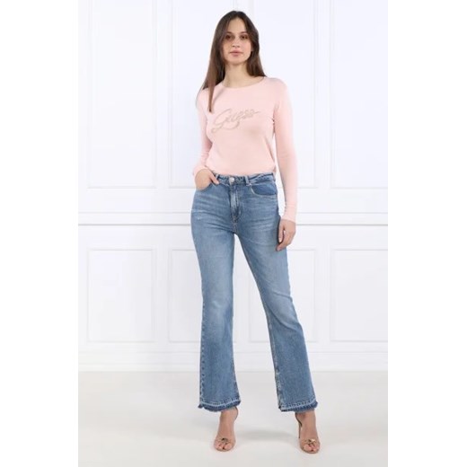 GUESS Jeansy PAULINE SPLIT | flare fit Guess 26/32 promocja Gomez Fashion Store